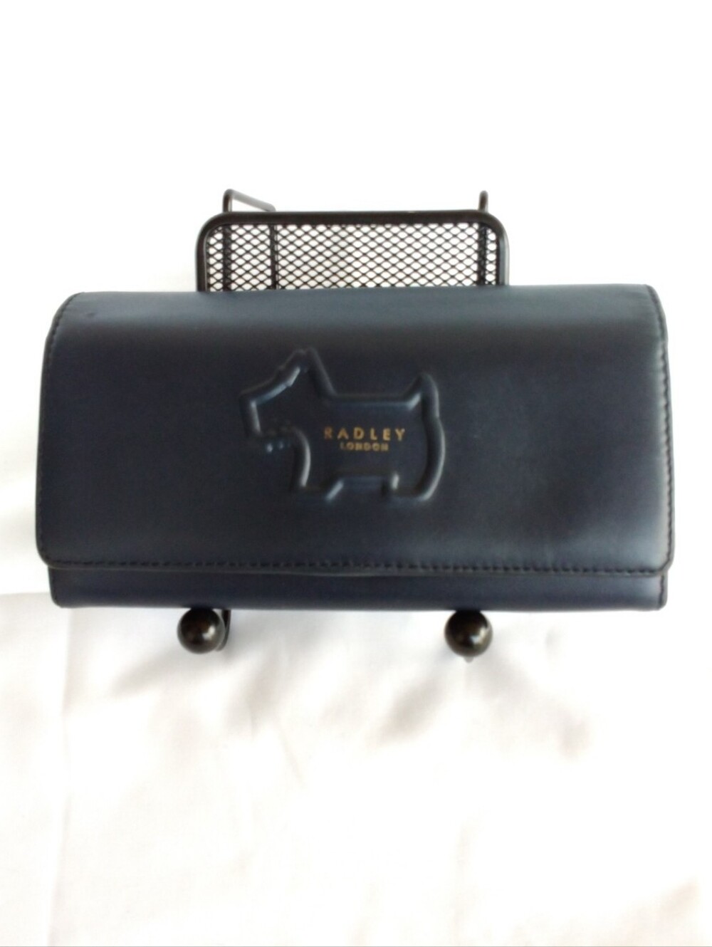 Radley London Navy Leather Wallet Clutch